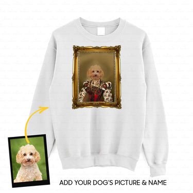 Personalized Dog Gift Idea - Royal Dog's Portrait 34 For Dog Lovers - Standard Crew Neck Sweatshirt